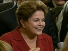 Dilma diz que regime de partilha não muda e que está 'satisfeita' com leilão