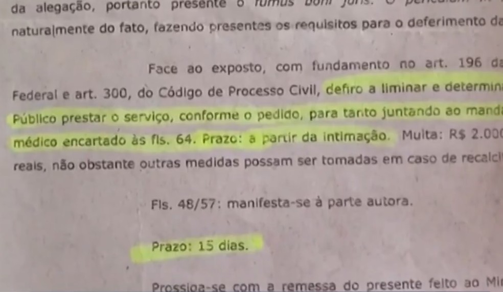 Ana Cláudia tem duas liminares da Justiça determinando cirurgia  — Foto: Reprodução/TV Subáe