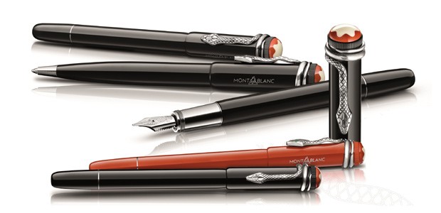 As canetas da Heritage Collection Rouge & Noir da Montblanc (Foto: Divulgação)