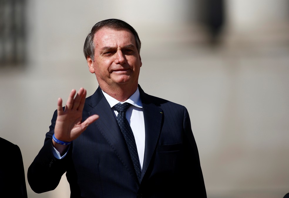 Jair Bolsonaro sancionou a Lei do Mandante com apenas um veto — Foto: REUTERS/Esteban Garay