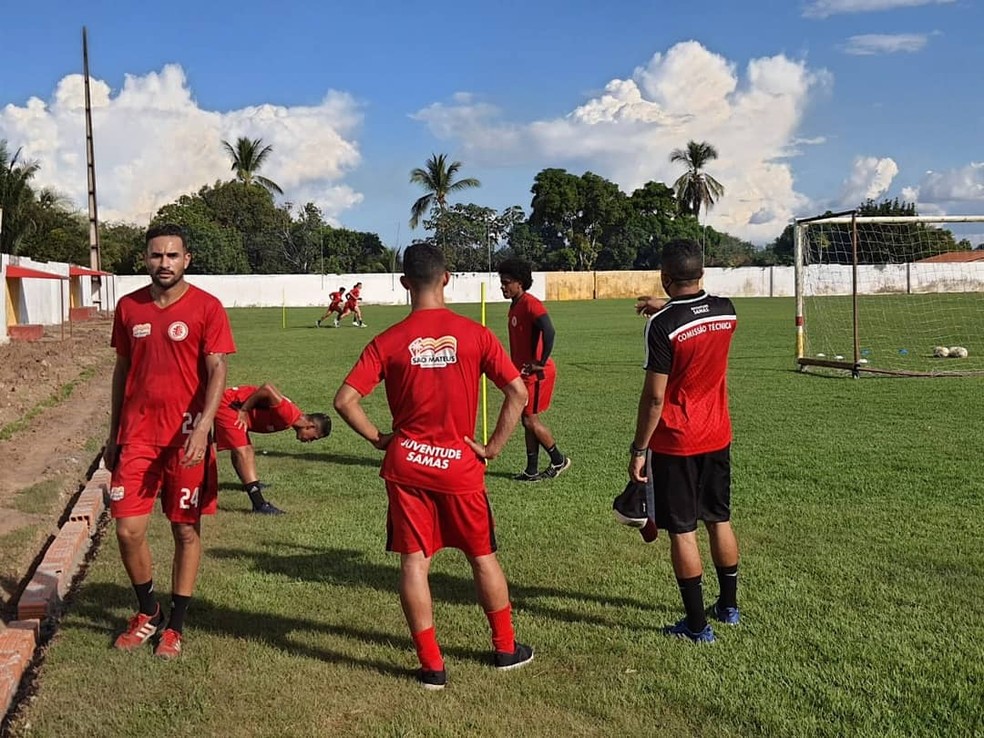 Maioria dos jogadores do Juventude testou positivo para Covid-19 e estão sem poder treinar — Foto: Divulgação / Juventude-MA