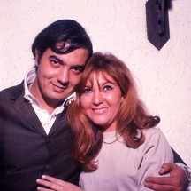 Com Wanderléa, em 1967