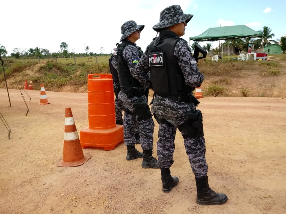 Operação é realizada com o apoio de diversas forças armadas — Foto: Sesdec/Divulgação