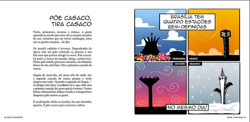 Ilustração do livro 'Cenas Candangas' — Foto: Daniel Zukko/Divulgação