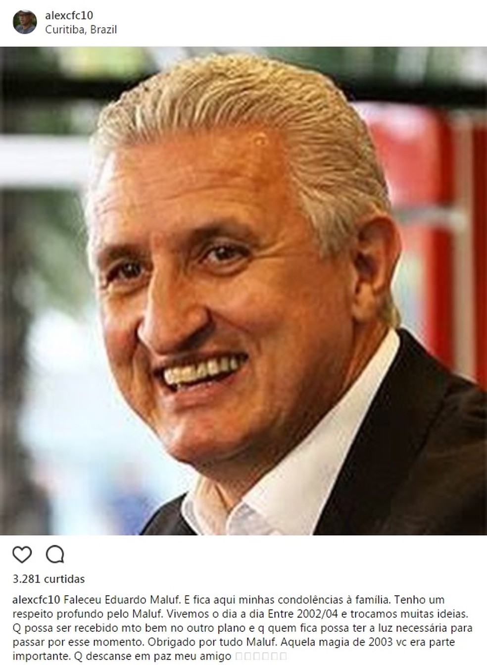 Morre, aos 61 anos, diretor de futebol do Atlético-MG e ex 
