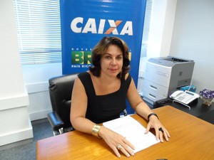 Nelma Tavares, superintendente regional da Caixa (Foto: Lilian Quaino/G1)