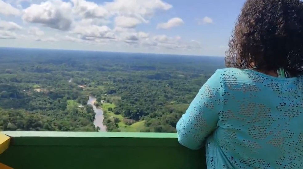 Mirante da Serra do Divisor é um local que pode ser usado para que os turistas contemplem a natureza — Foto: Rede Amazônica Acre