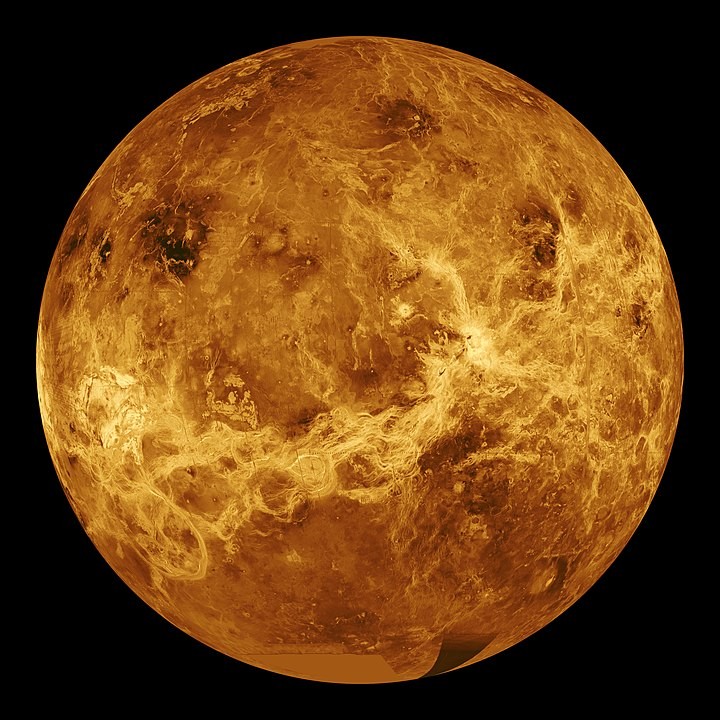 Depois da Lua, vênus é o objeto mais brilhante do céu noturno  (Foto: Nasa/JPL)