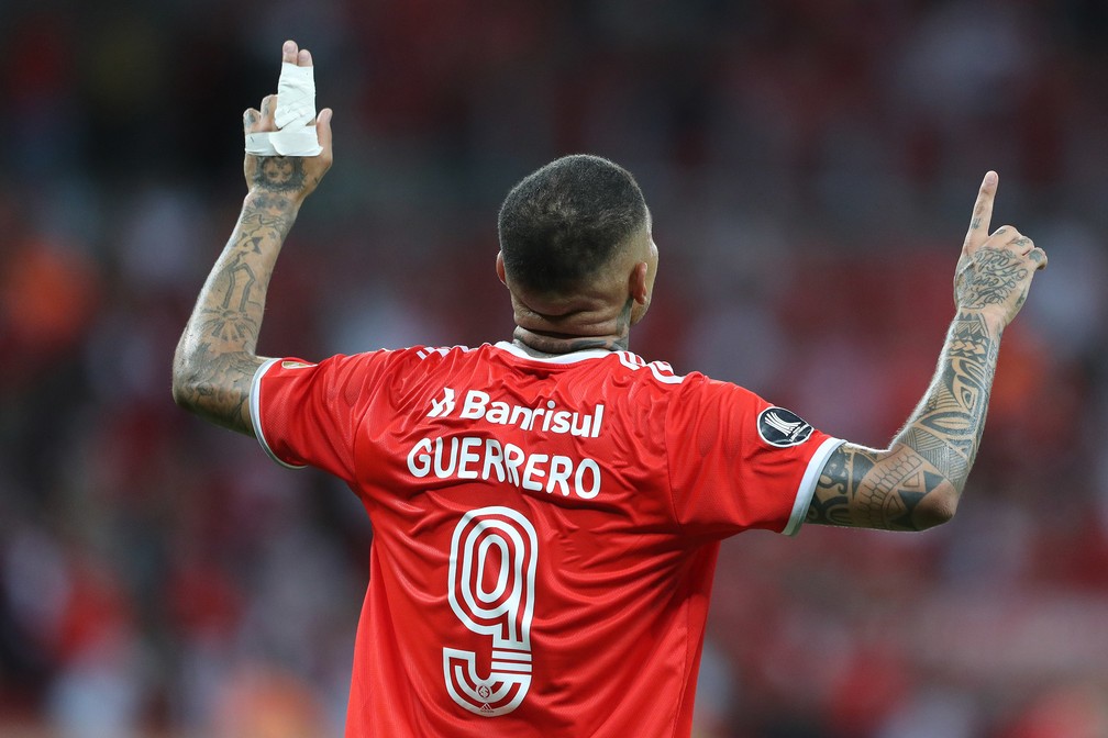 Guerrero é um dos destaques do ataque do Internacional na temporada — Foto: ITAMAR AGUIAR/AGÊNCIA FREE LANCER/ESTADÃO CONTEÚDO