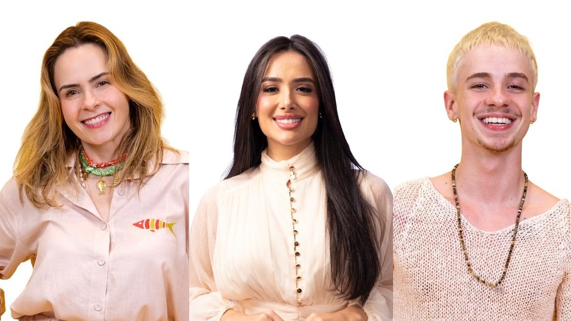 Top 5 do BBB26 na Festa do Pijama — Ana Paula, Jordana e Juliano Floss