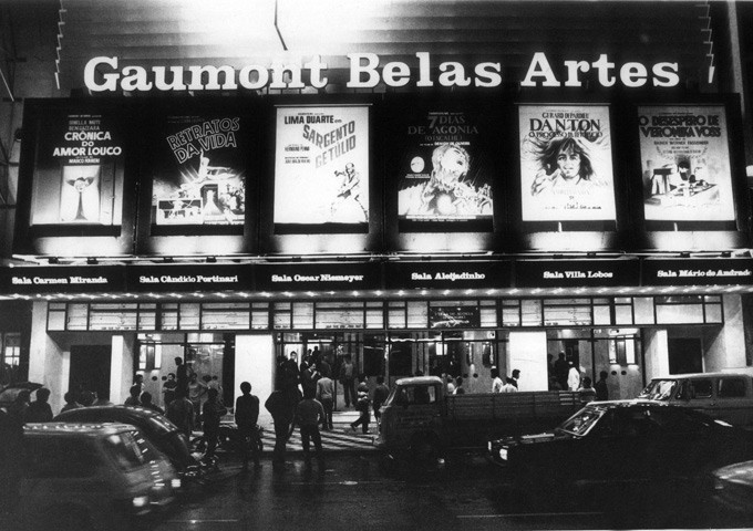 Cine Gaumont Belas Artes em 1983 (Foto: Reprodução/salasdecinemadesp)