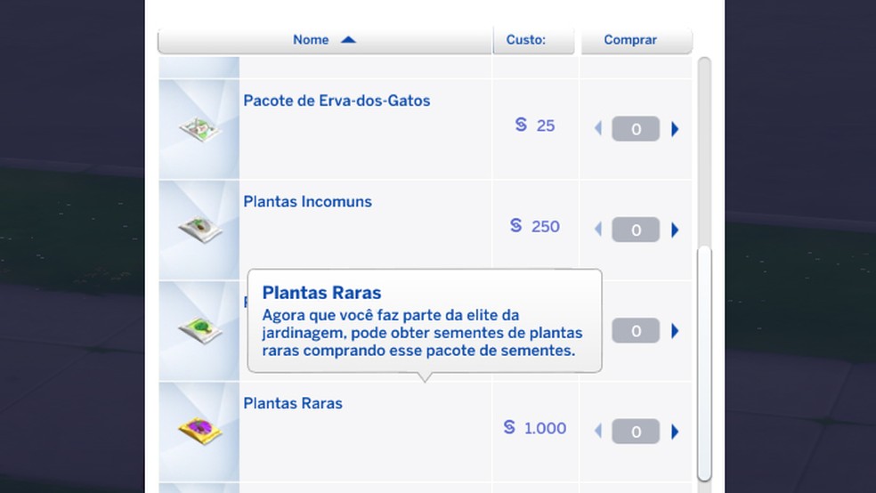 O bago da Planta-vaca pode vir no pacote de Plantas Raras do The Sims 4 — Foto: Reprodução/Tais Carvalho