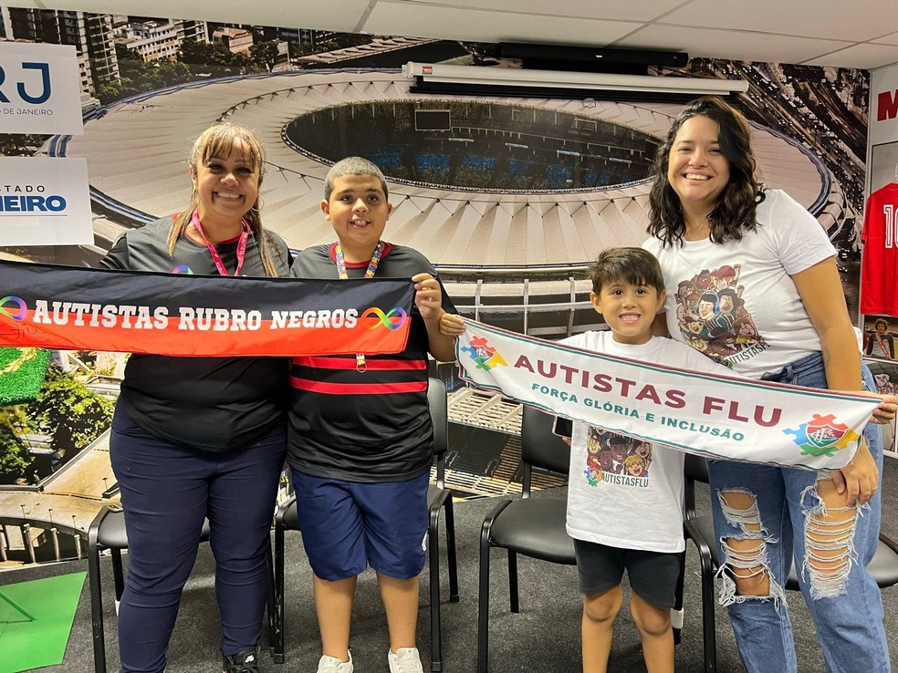 Flamengo x Fluminense: cl&aacute;ssico ter&aacute; a&ccedil;&otilde;es do m&ecirc;s de conscientiza&ccedil;&atilde;o do autismo  &mdash; Foto: Fylipe Telheiro/Divulga&ccedil;&atilde;o Secretaria de Estado de Esporte e Lazer do Rio de Janeiro