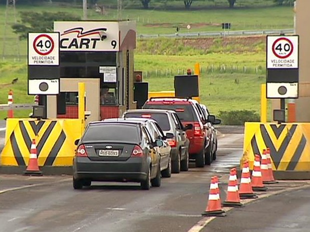 Praças de pedágio na região ficam posicionadas em quatro cidades (Foto: Reprodução/TV Fronteira)