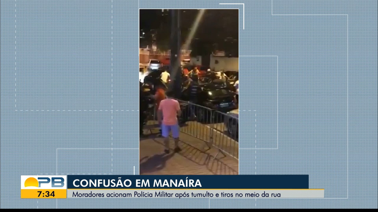 Vídeo mostra briga generalizada em rua do bairro de Manaíra, em João Pessoa