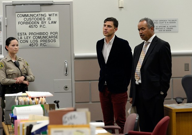 Em maio de 2014, Vitalii Sediuk foi julgado pela agressão a Brad Pitt (Foto: Getty Images)