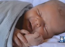 O bebê Huxton (Foto: Acervo pessoal/CBS)