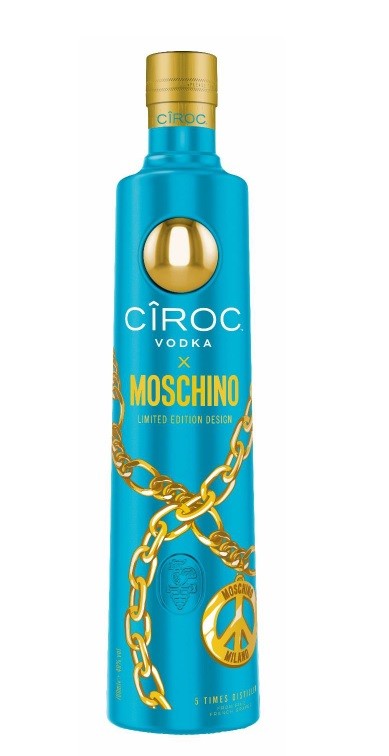 A garrafa da Moschino em parceria com a Cîroc (Foto: Divulgação)