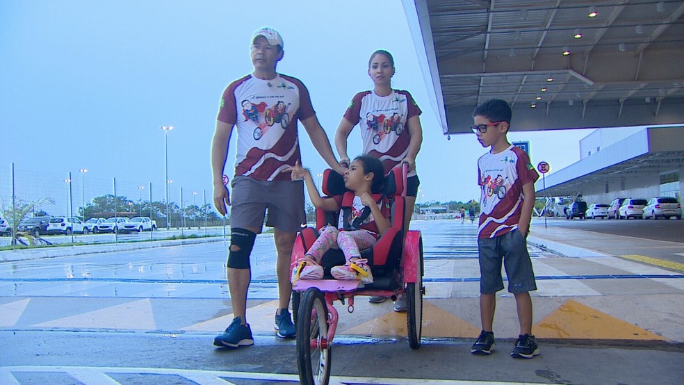 Família Melo unida pelo esporte — Foto: Reprodução/Rede Amazônica