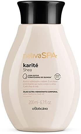 Óleo Hidratante Desodorante Corporal Nativa SPA Karité, O Boticário (Foto: Reprodução/ Amazon)