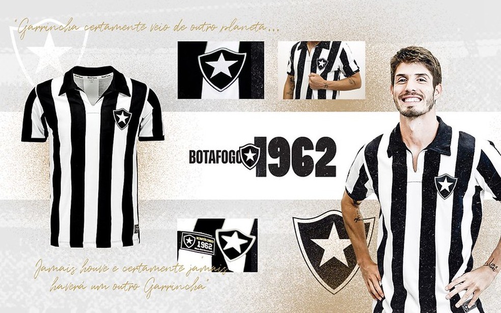 Lucas Piazon apresenta camisa do Botafogo — Foto: Divulgação/BFR