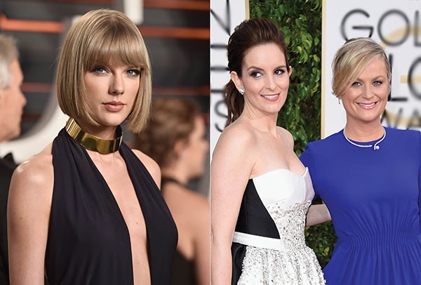 Taylor Swift, Tina Fey e Amy Poehler (Foto: Getty Images)