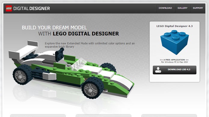 Baixe o Lego Digital Designer para criar conteúdo exclusivo (Foto: Reprodução/Tais Carvalho)