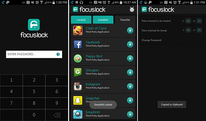 Focus Lock é um app que bloqueia distrações na marra em telefones Android (Foto: Divulgação/Play Store)