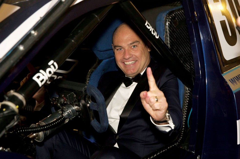 Marcelo Hahn, dono da Blau: patrocinador e piloto de stock car — Foto: Reprodução
