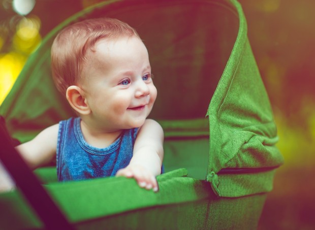 Bebê no carrinho (Foto: Getty Images)