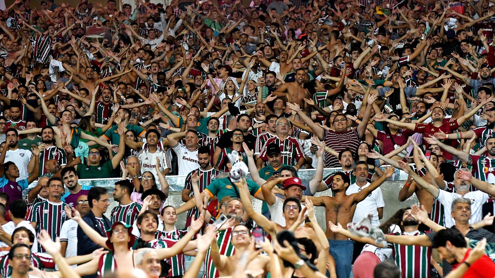 Torcida do Fluminense — Foto: Mailson Santana/Fluminense
