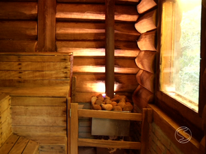Naturalmente finlandês, hábito de tomar sauna foi incorporado à cultura brasileira (Foto: Reprodução/TV Rio Sul)