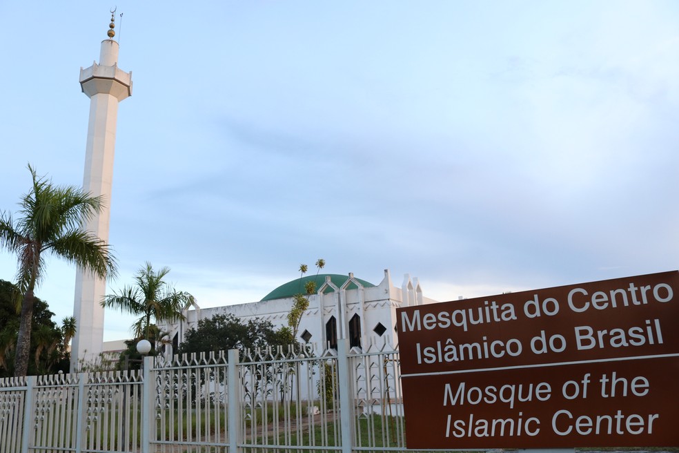 Mesquita em Brasília, na Asa Norte — Foto: Abdul Rashid/Arquivo pessoal