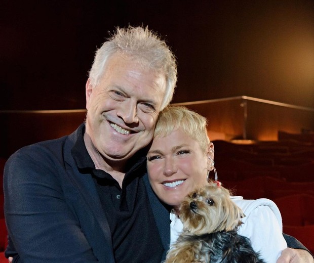 Xuxa e Pedro Bial (Foto: Reprodução/Instagram @bladmeneghel)