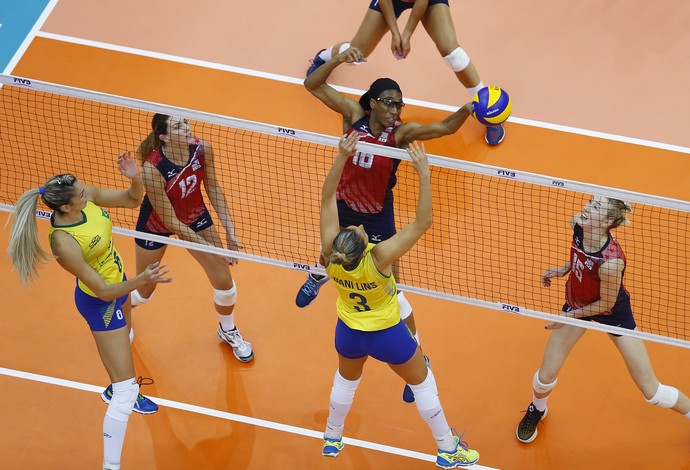 Brasil x EUA - final Grand Prix vôlei feminino (Foto: Divulgação/FIVB)