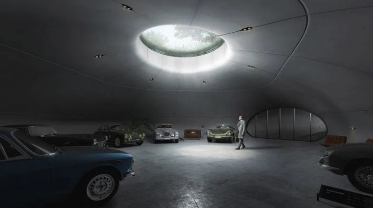 Showroom de carros subterrâneo (Foto: Divulgação)