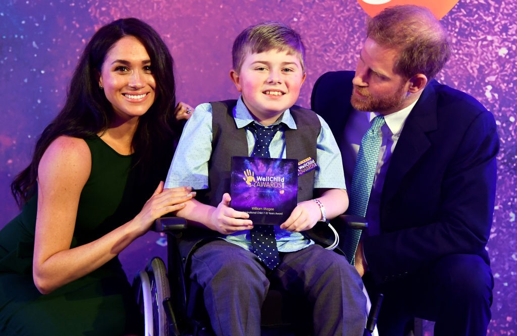 Príncipe Harry e Meghan Markle no WellChild Awards  (Foto: Getty Images)