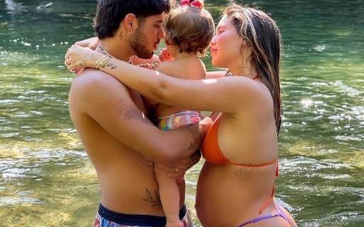 Virginia Fonseca grávida de 7 meses da segunda filha Maria Flor — Foto: Instagram/Reprodução