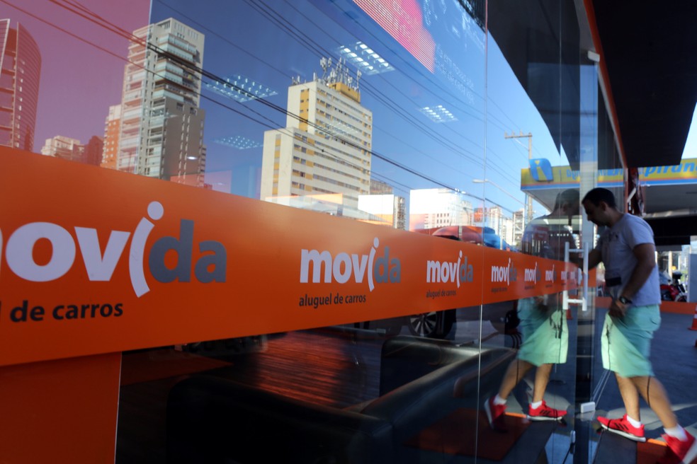 Loja da locadora de veículos Movida abriu o capital em fevereiro (Foto: REUTERS/Paulo Whitaker)