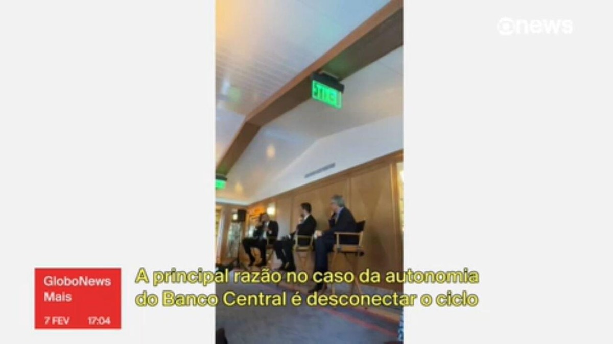 'Quanto mais independente, mais eficaz', diz Campos Neto sobre autonomia do Banco Central