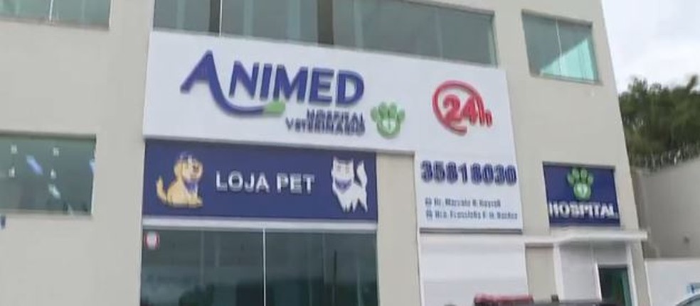 Fachada da clínica Animed, em Nova Lima, na Grande BH — Foto: Reprodução/TV Globo
