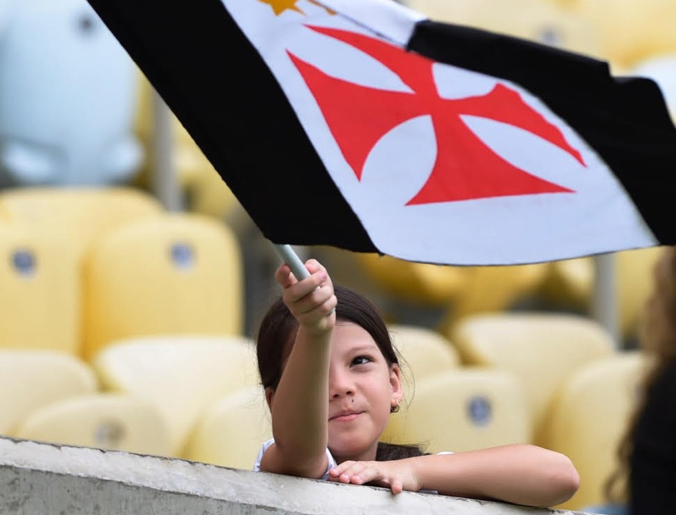 O lema do clube: enquanto houver um coração infantil o Vasco será imortal (Foto: André Durão)