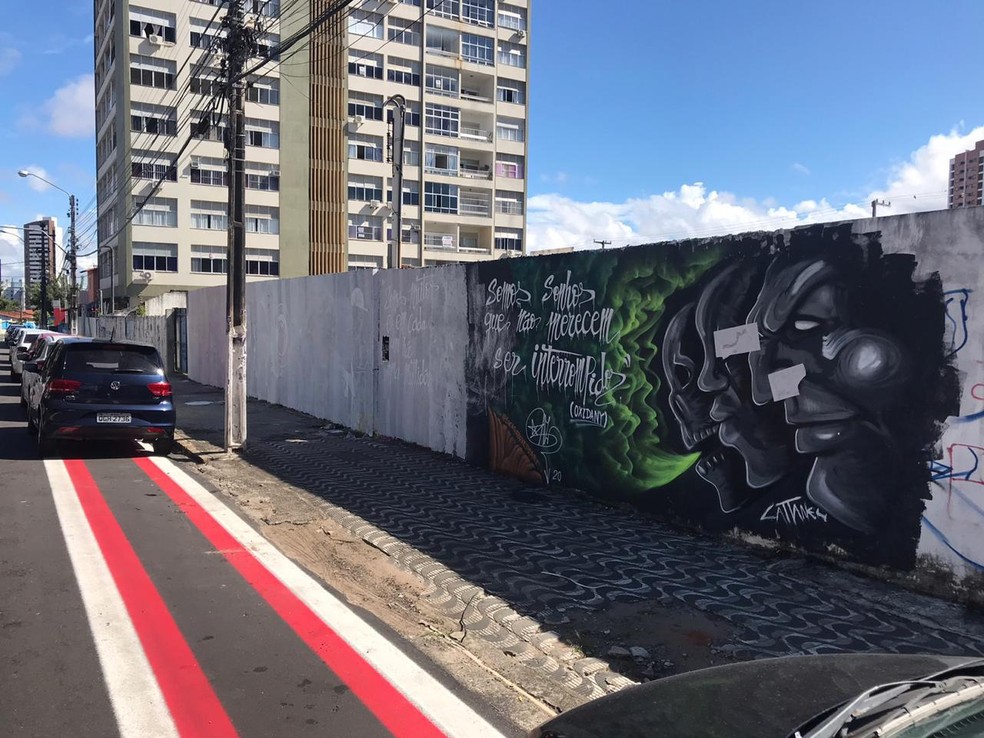 Mural de artistas potiguares sobre movimento negro é apagado em Natal | Rio  Grande do Norte | G1