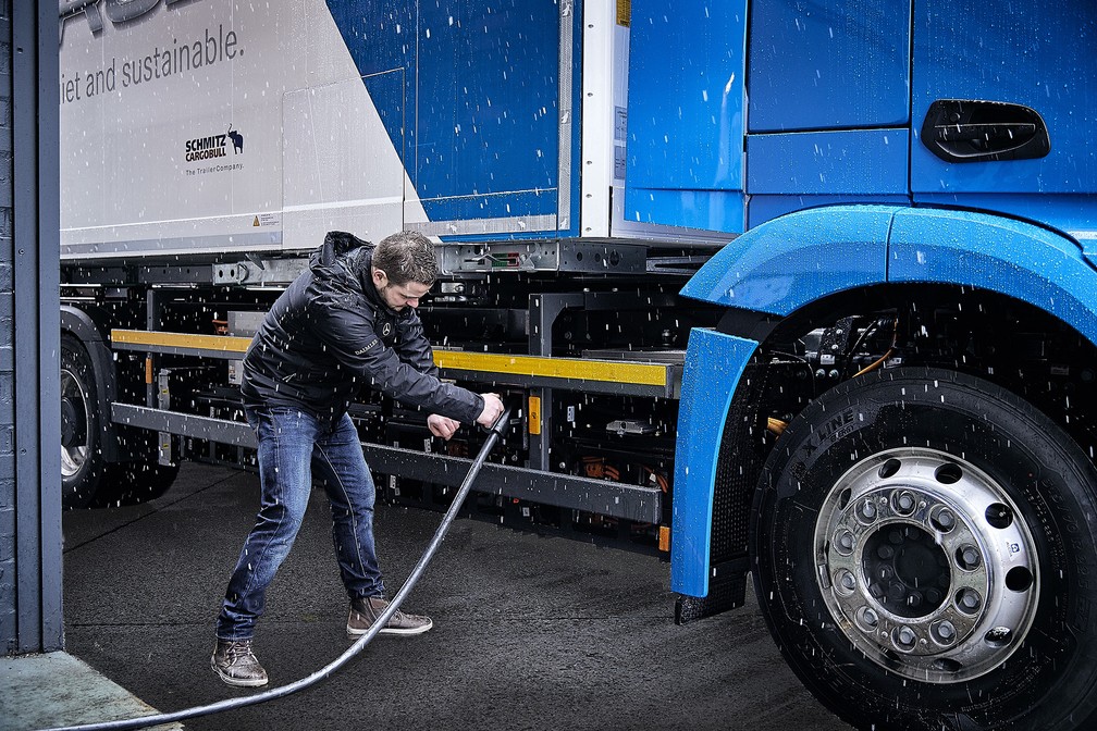 Mercedes-Benz eActros (Foto: Mercedes-Benz/Divulgação)