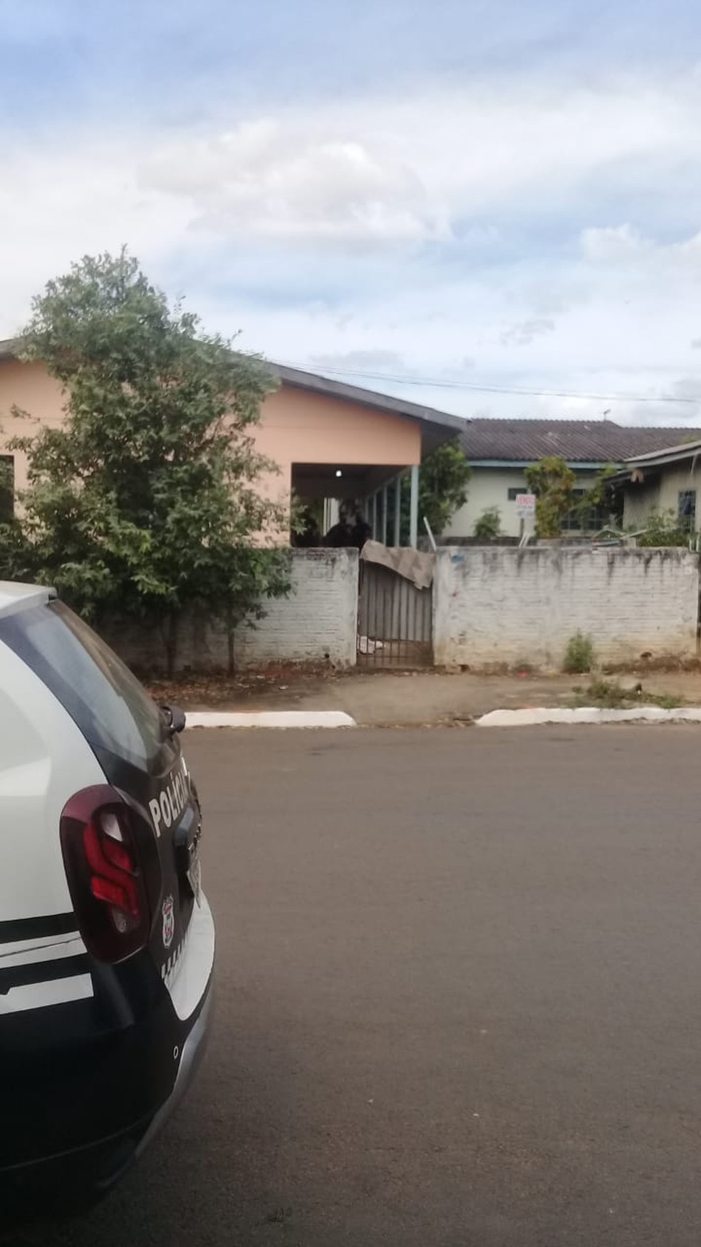 Corpo foi encontrado em quintal de casa em Sorriso (MT) — Foto: Divulgação