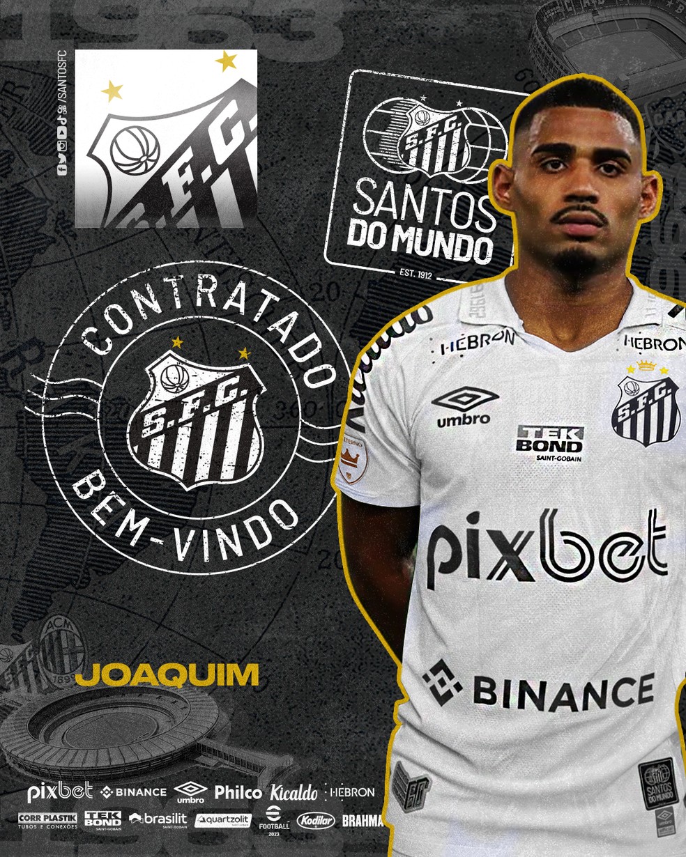 Santos anuncia Joaquim — Foto: Santos FC