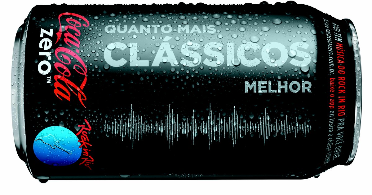 G1 - Embalagens de Coca-Cola Zero darão música para ouvir em app