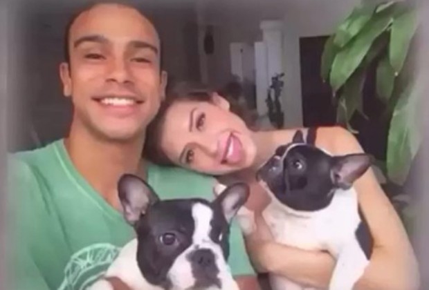 Sophia Abrahão e Sérgio Malheiros com pets (Foto: Reprodução/Instagram)