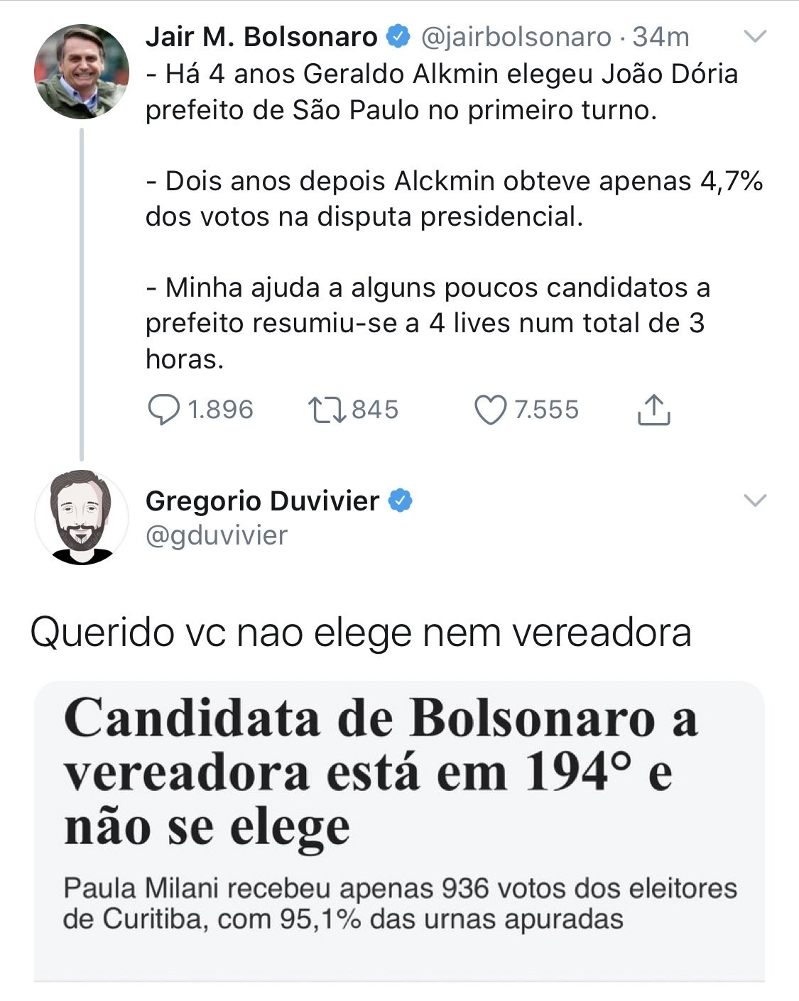 Querido candidato, esse m