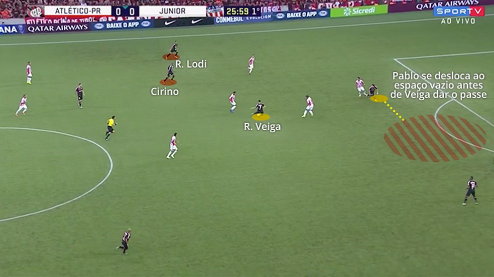 Gol de Pablo: jogada em velocidade â Foto: Leonardo Miranda